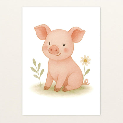 Susi das Schwein Poster von tinylearner