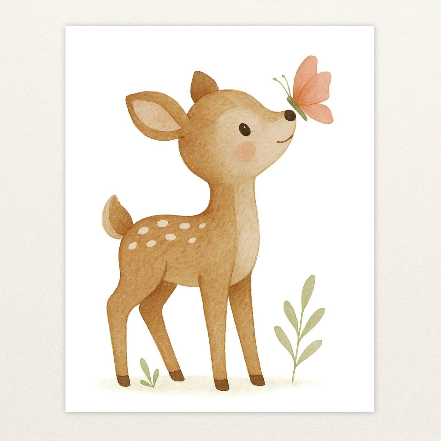 Ria das Reh - Motiv: "Schmetterling" Poster von tinylearner