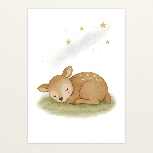 Ria das Reh - Motiv: "Schlafend" Poster von tinylearner