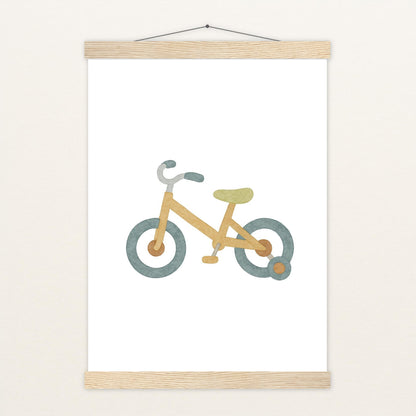 Fahrrad Poster mit Leisten von tinylearner