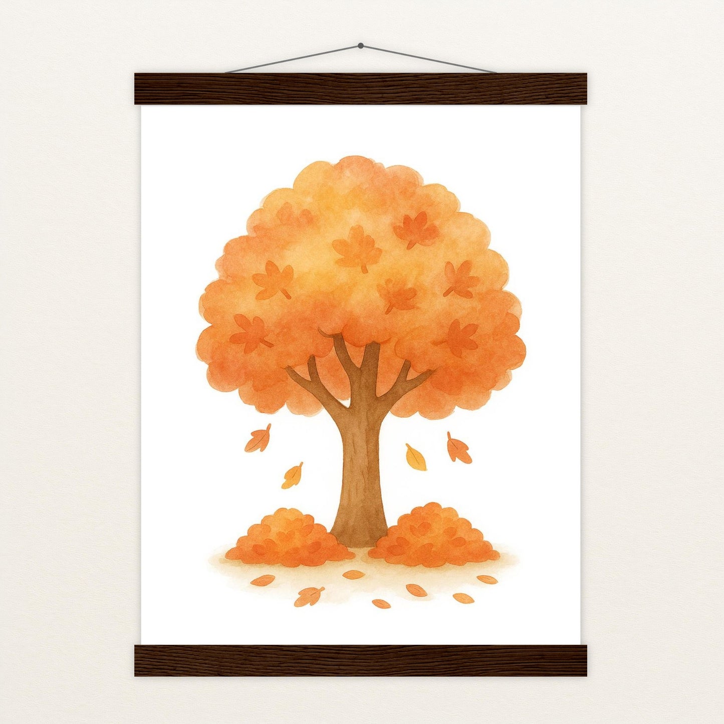 Ahornbaum Poster mit Leisten von tinylearner