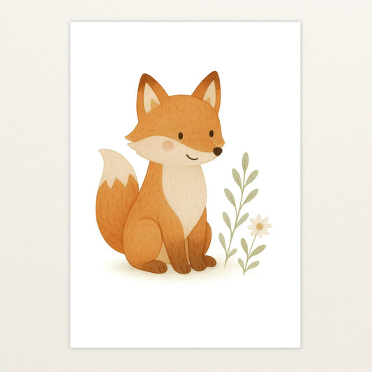 Finnegan der Fuchs Poster von tinylearner