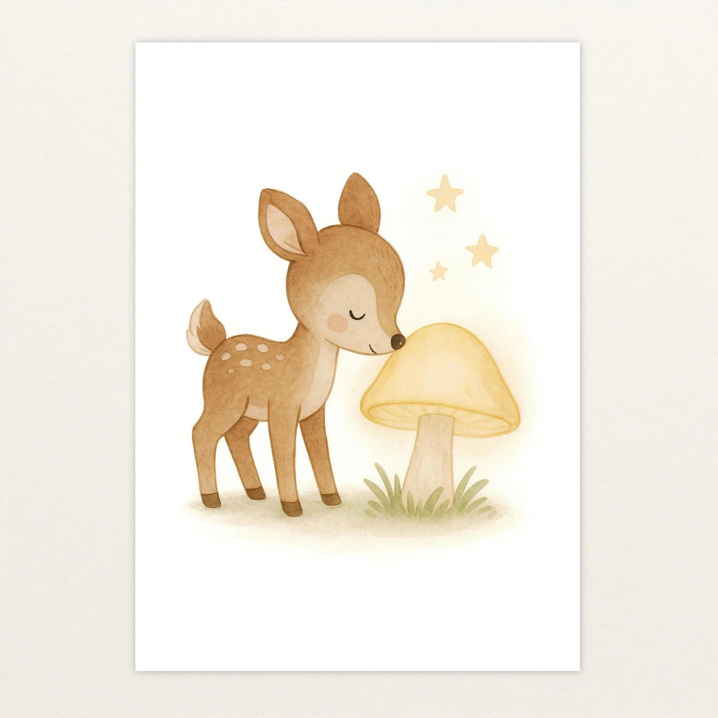 Ria das Reh - Motiv: "Leuchtpilz" Poster von tinylearner