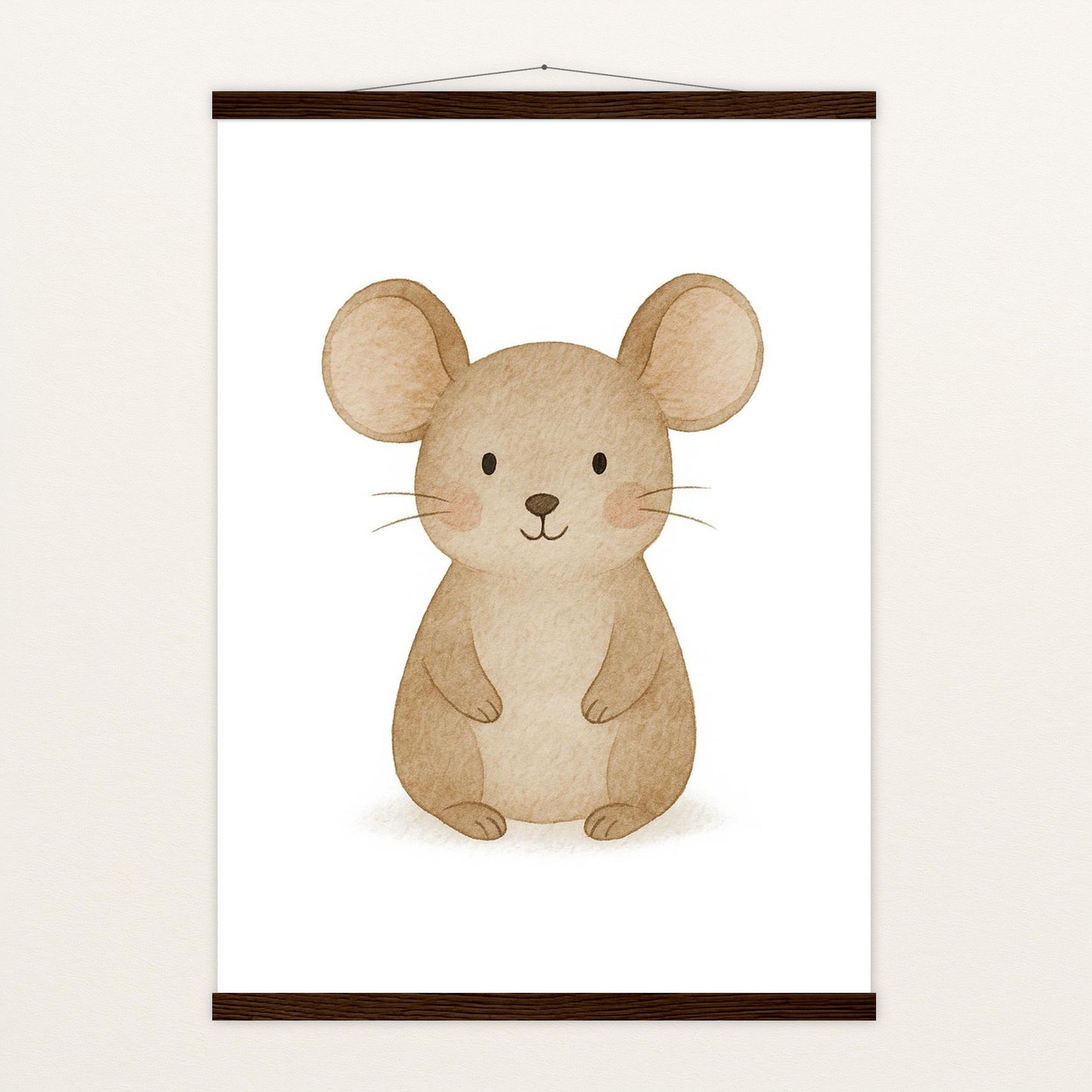 Mimi die Maus Poster mit Leisten von tinylearner