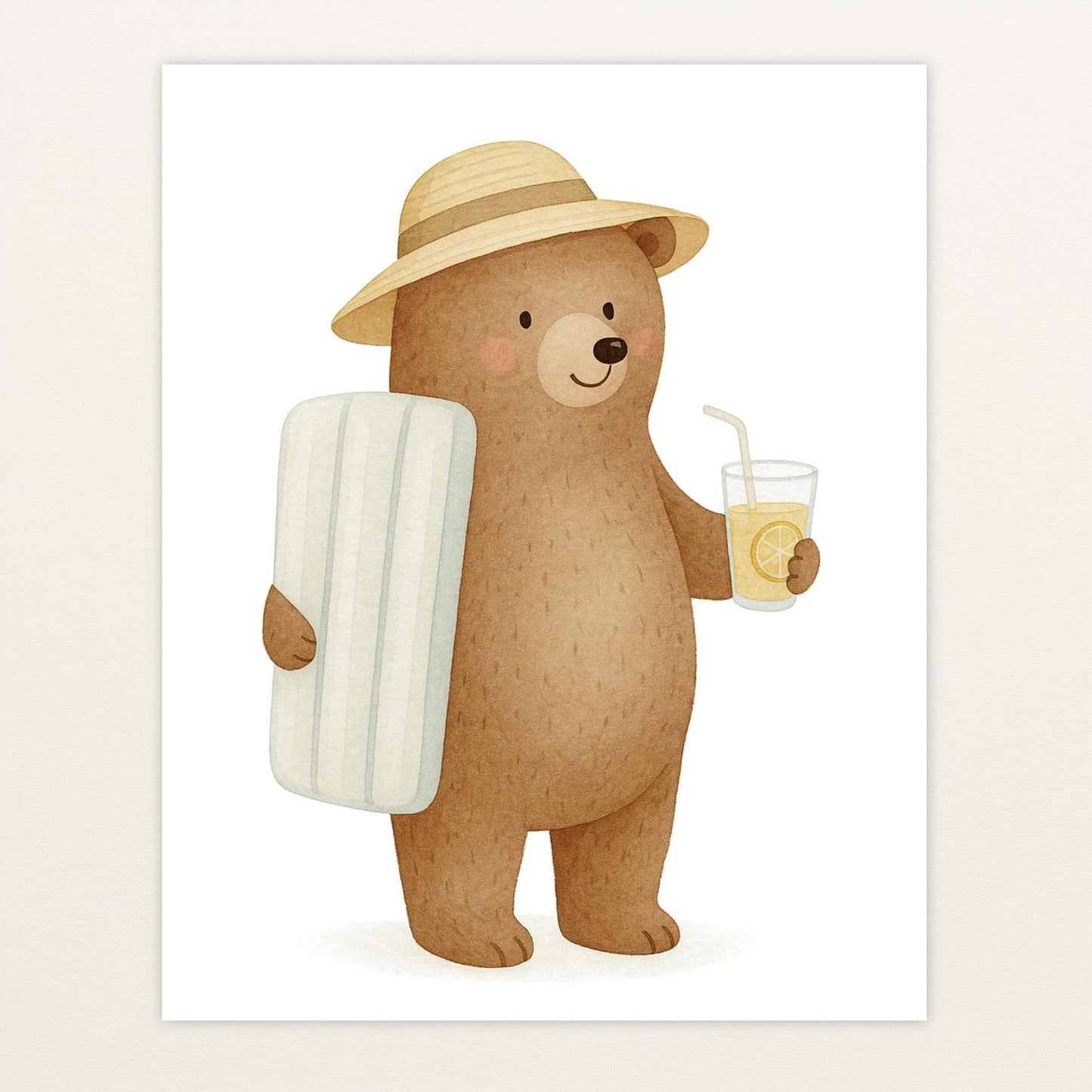 Balu der Bär - Motiv: "Strandtag" Poster von tinylearner