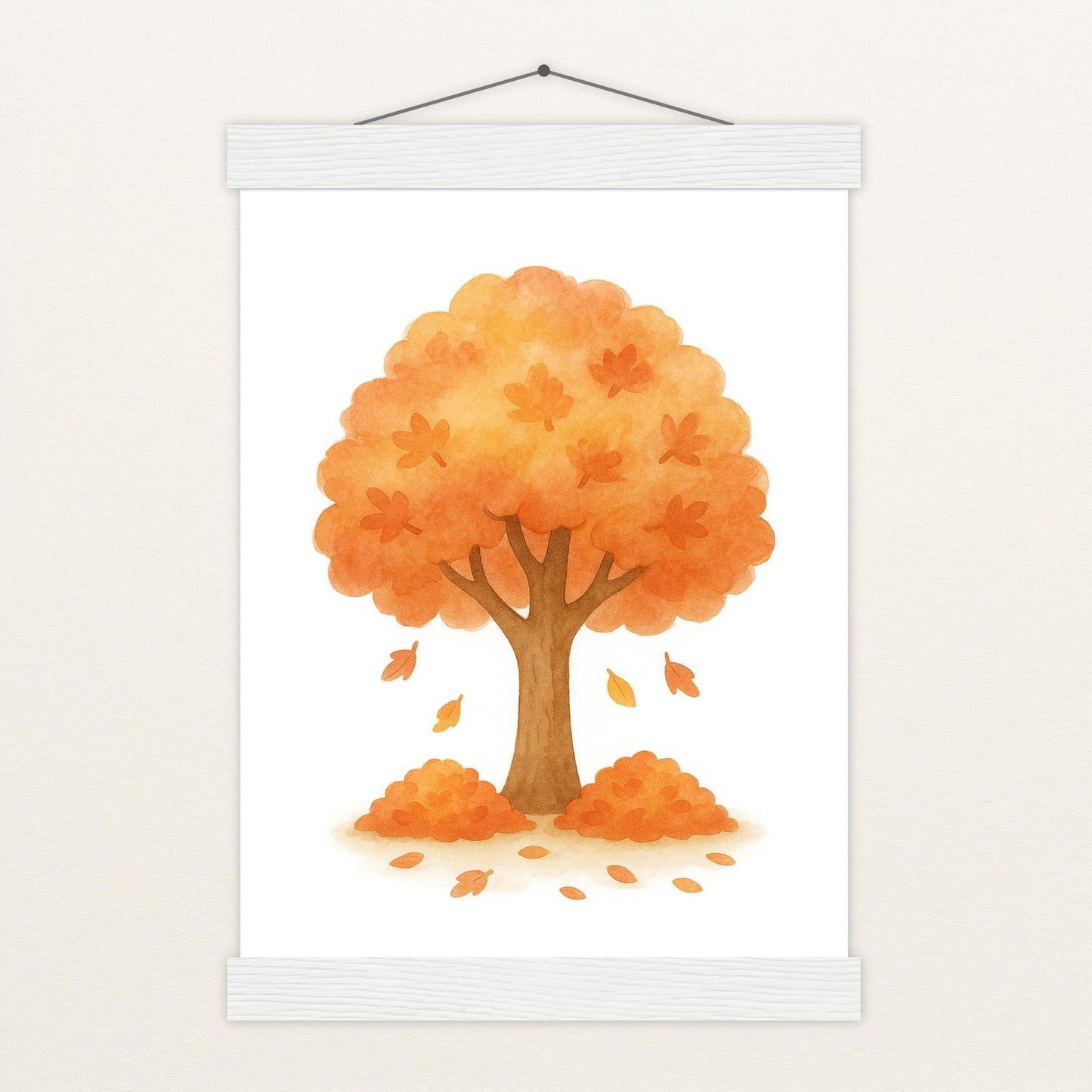 Ahornbaum Poster mit Leisten von tinylearner