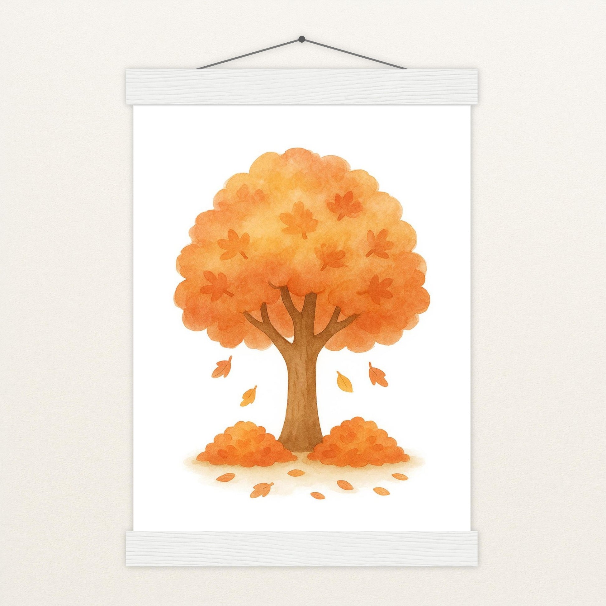 Ahornbaum Poster mit Leisten von tinylearner