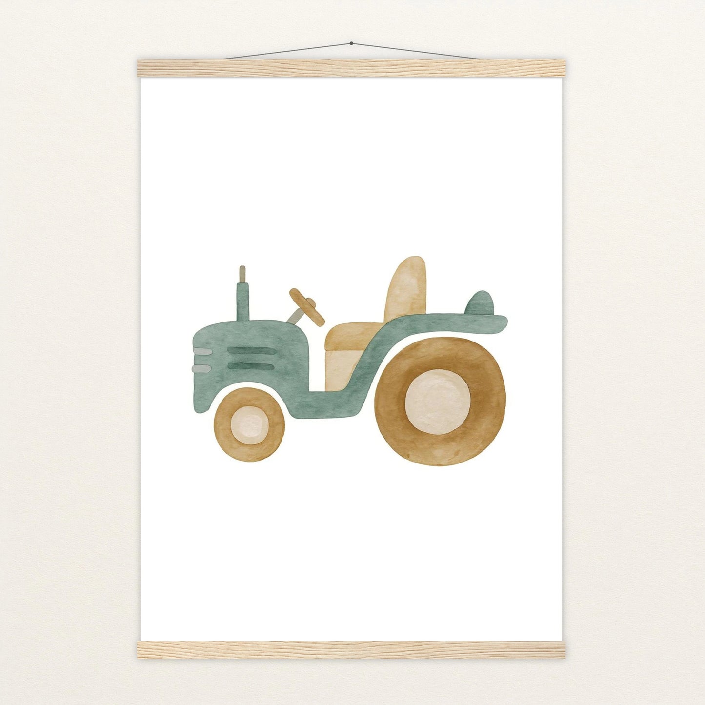 Traktor Poster mit Leisten von tinylearner