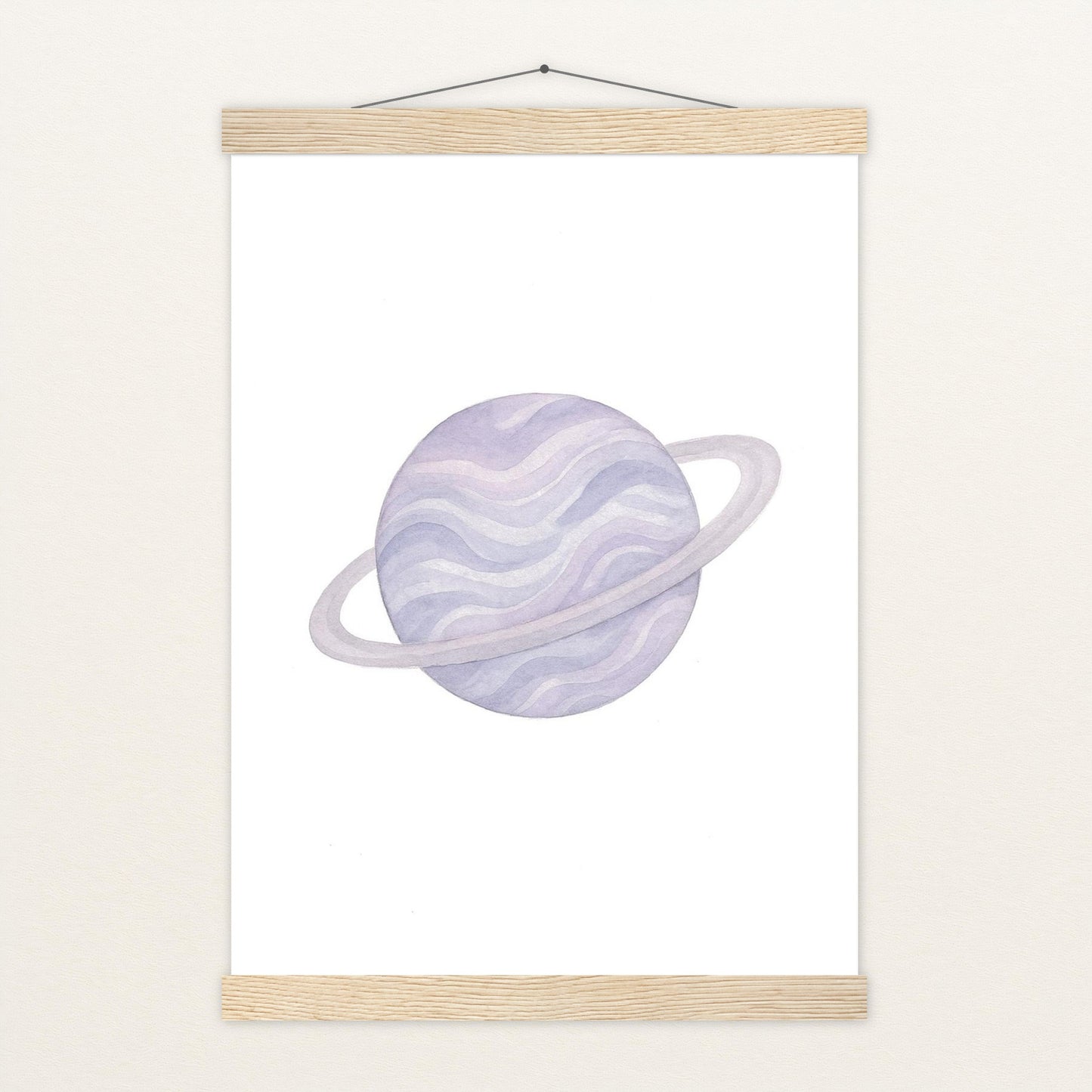 Planet Poster mit Leisten von tinylearner