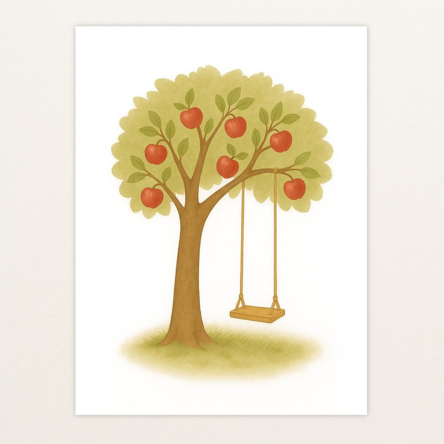 Apfelbaum Poster von tinylearner