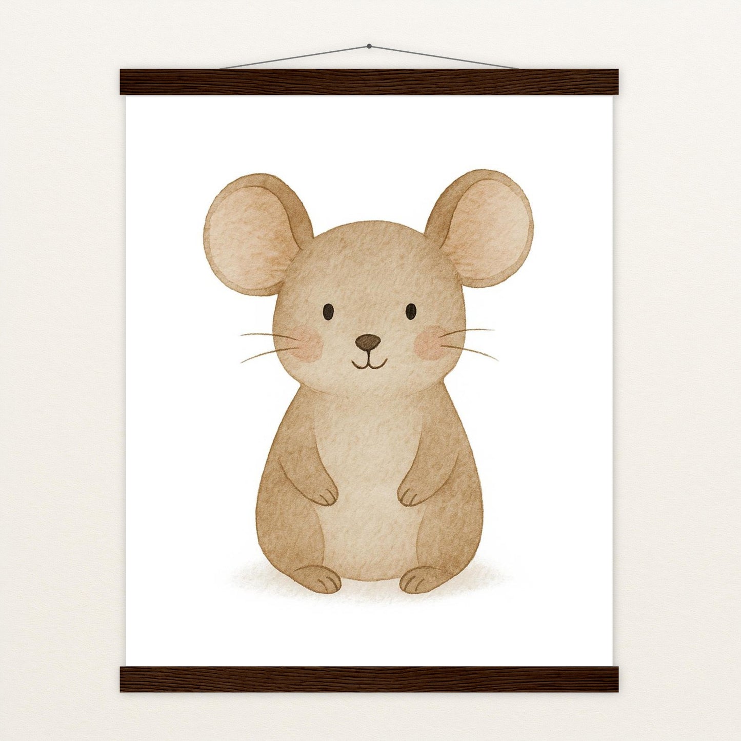 Mimi die Maus Poster mit Leisten von tinylearner