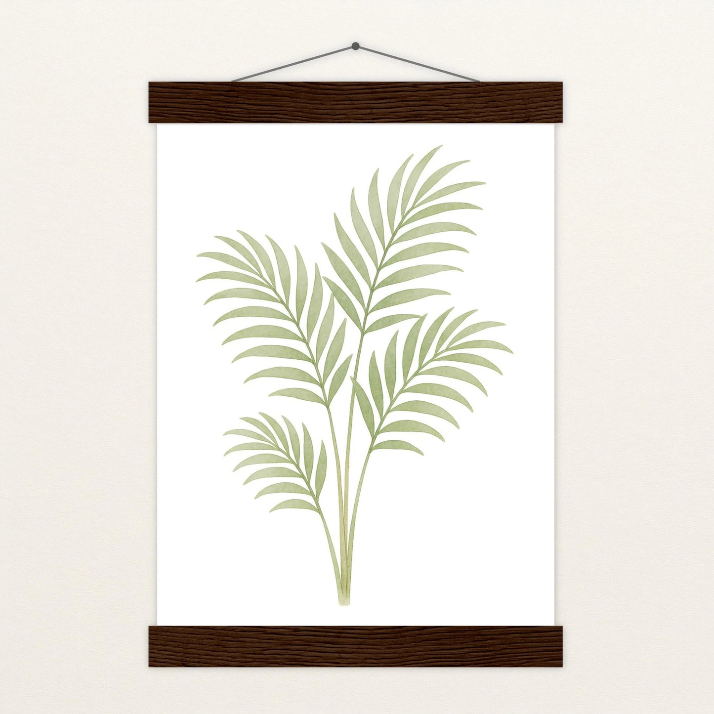 Howea-Blatt Poster mit Leisten von tinylearner