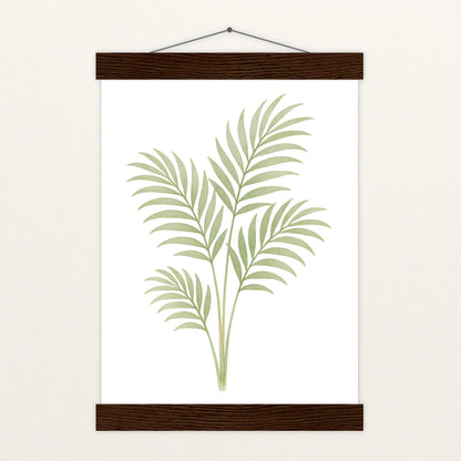 Howea-Blatt Poster mit Leisten von tinylearner