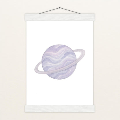 Planet Poster mit Leisten von tinylearner