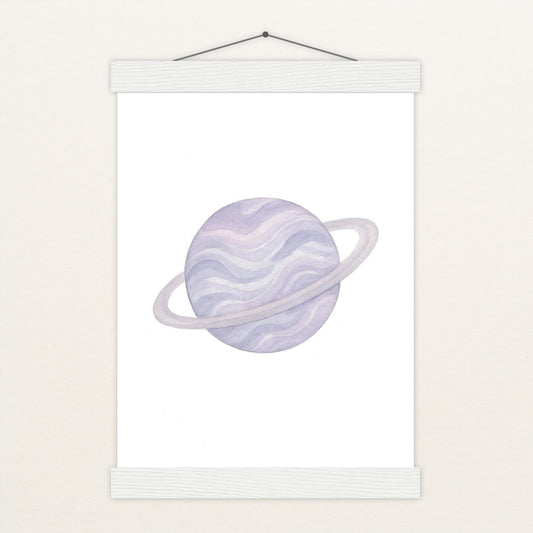 Planet Poster mit Leisten von tinylearner
