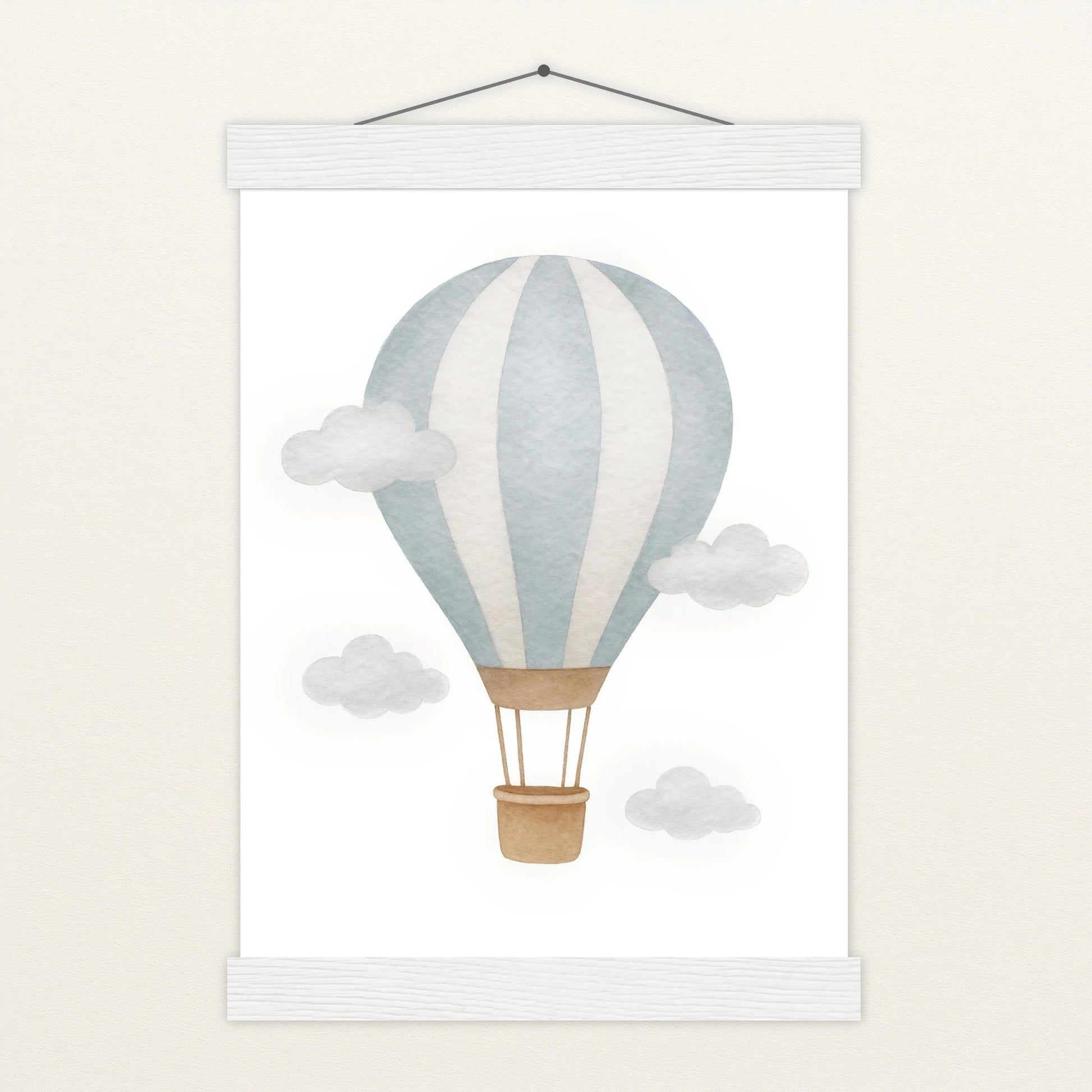 Heißluftballon Poster mit Leisten von tinylearner