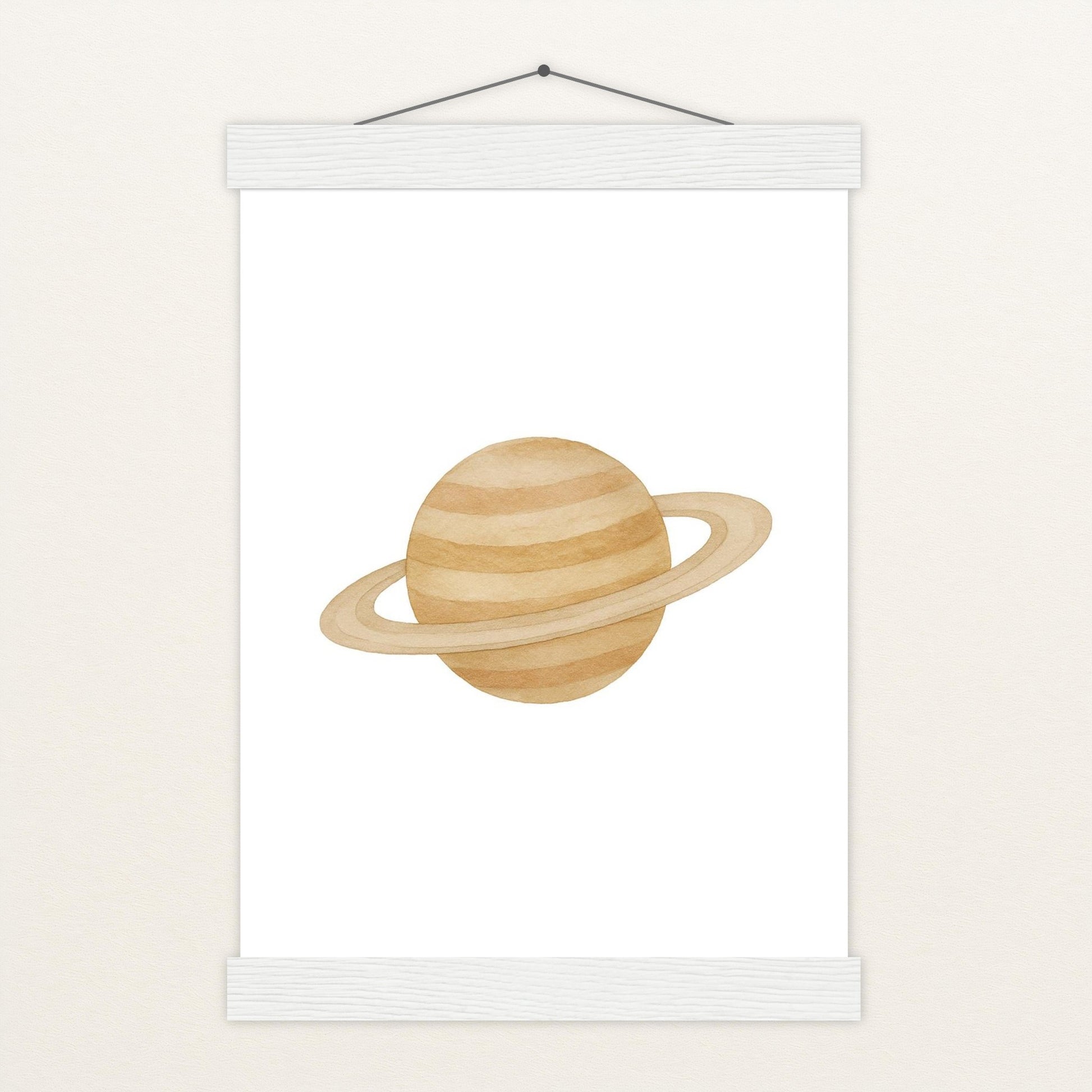 Saturn Poster mit Leisten von tinylearner