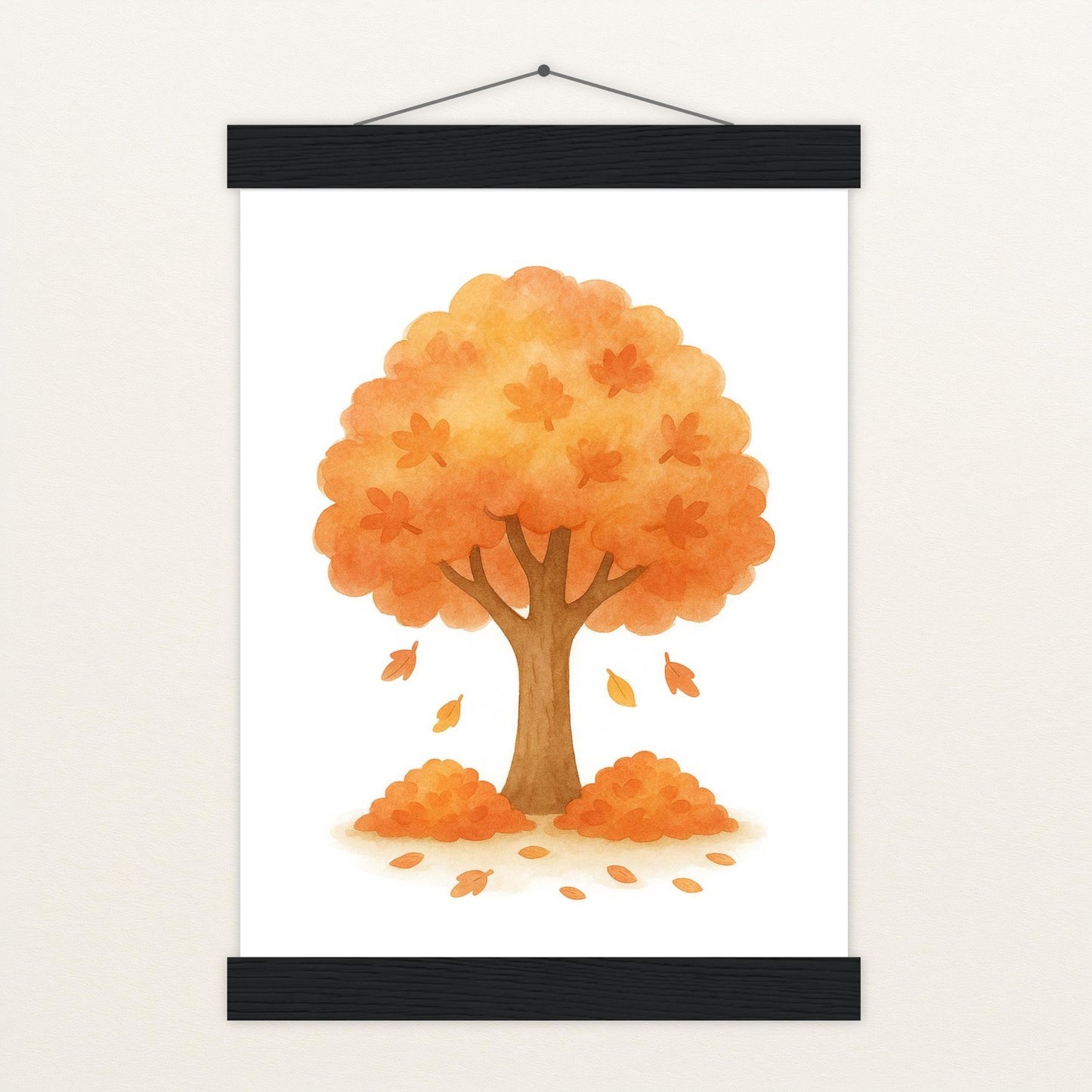 Ahornbaum Poster mit Leisten von tinylearner