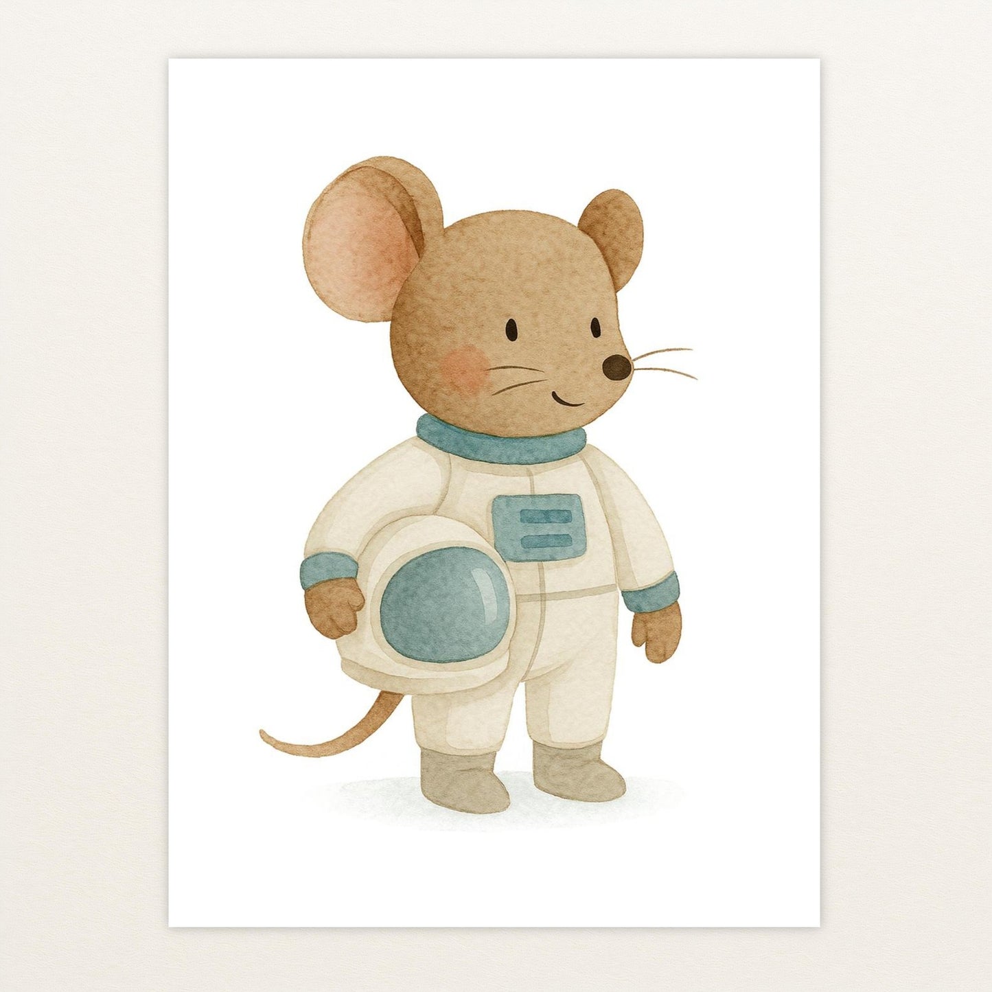 Mimi die Maus - Motiv: "Astronaut" Poster von tinylearner