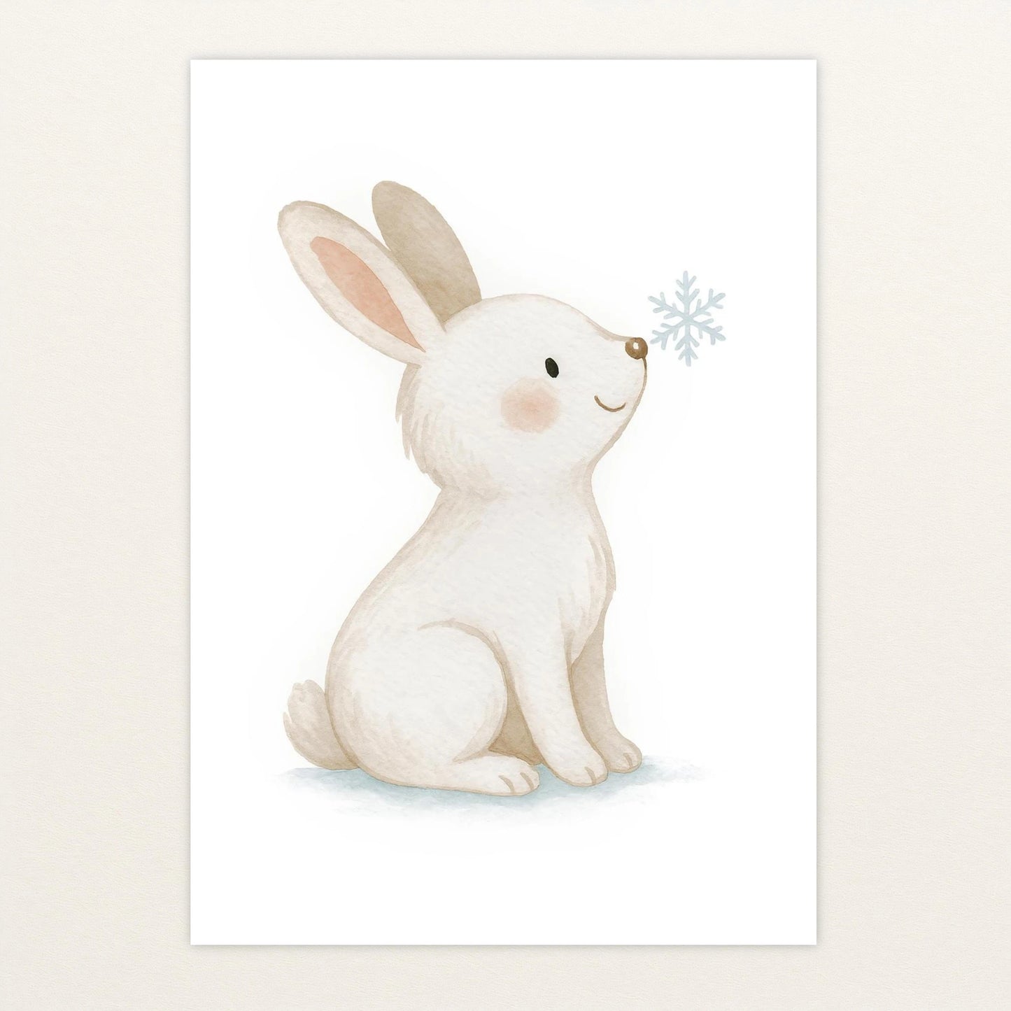 Sina der Schneehase Poster von tinylearner