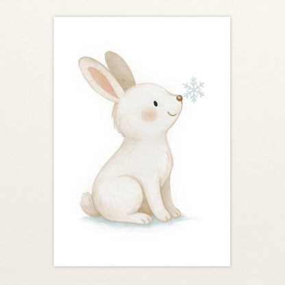 Sina der Schneehase Poster von tinylearner