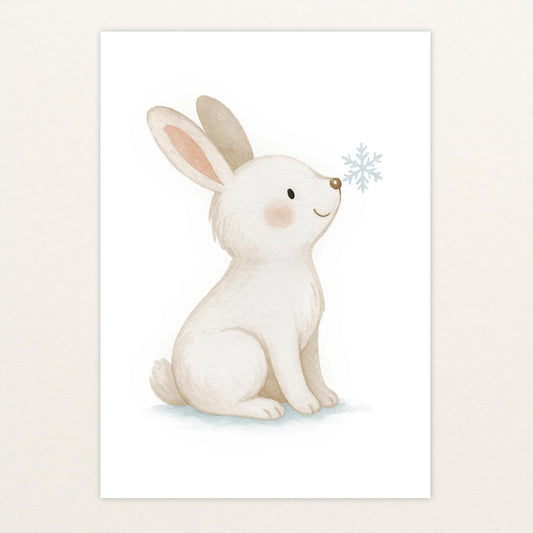 Sina der Schneehase Poster von tinylearner