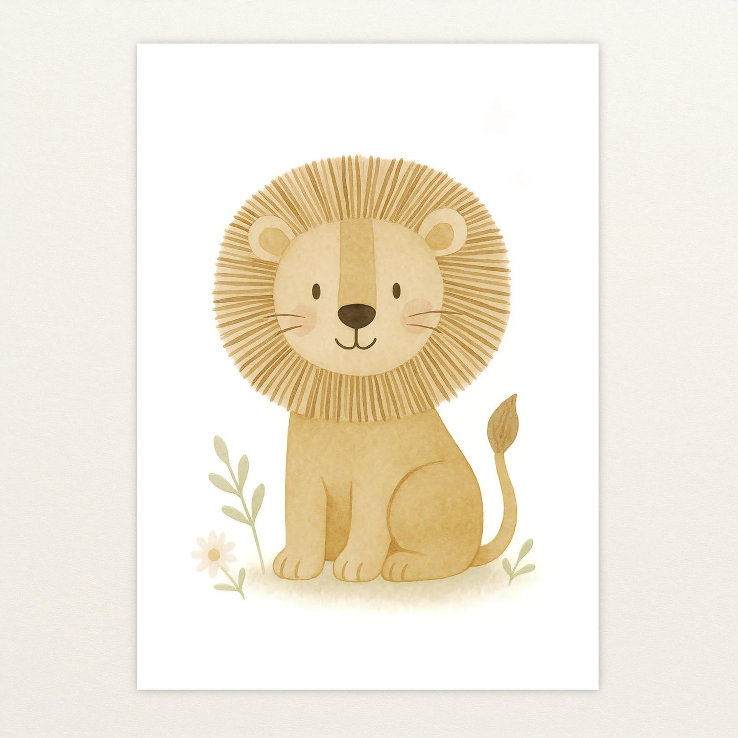 Leo der Löwe Poster von tinylearner