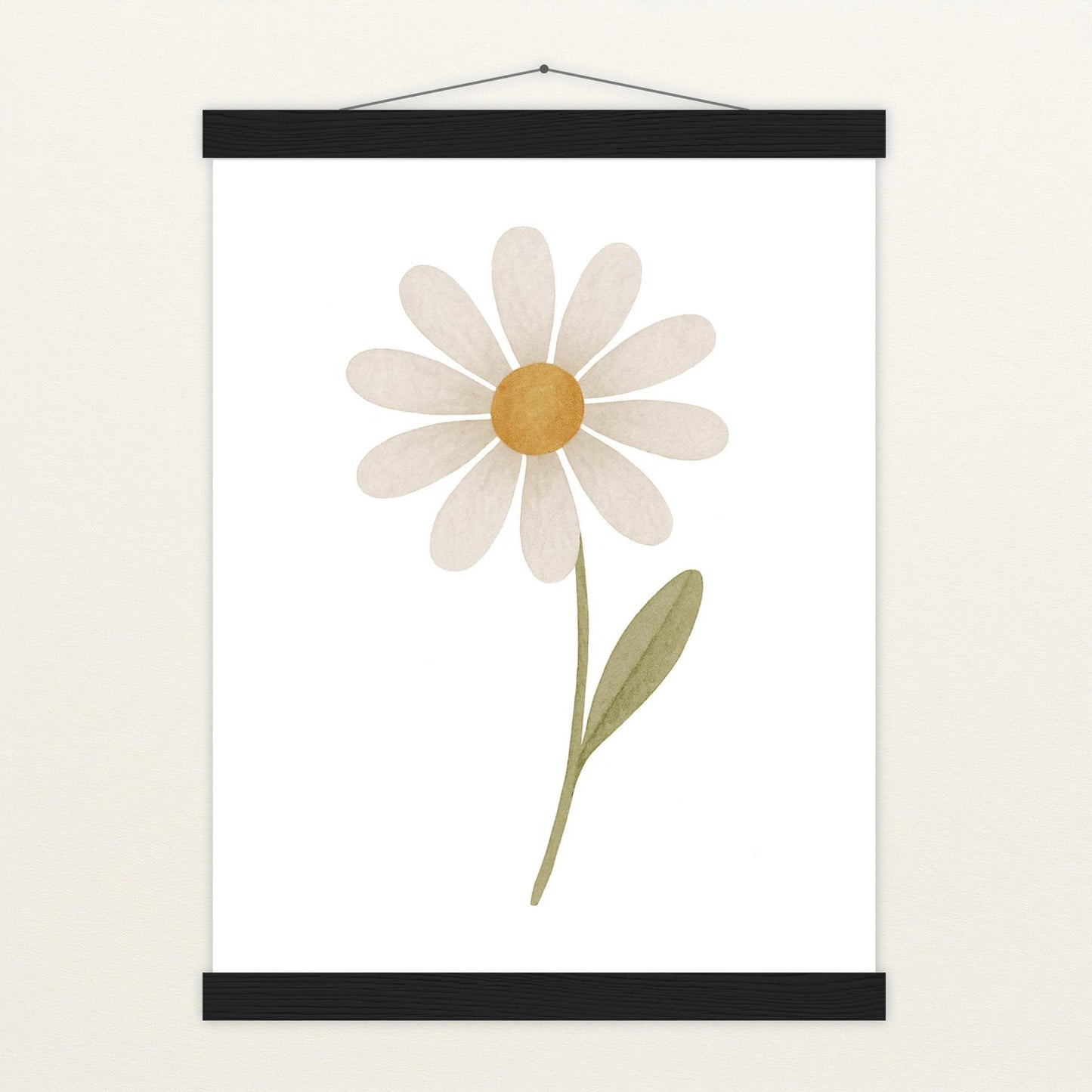 Gänseblümchen Poster mit Leisten von tinylearner