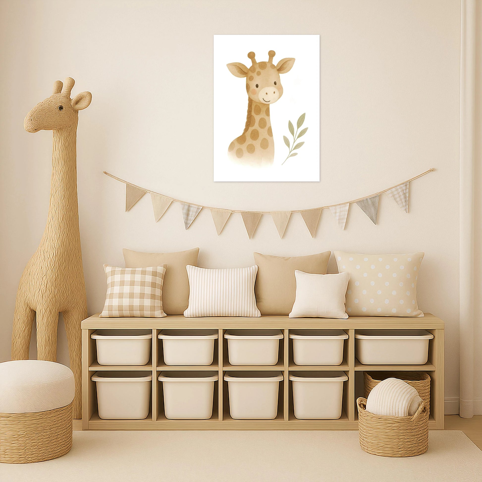 Greta die Giraffe Poster von tinylearner