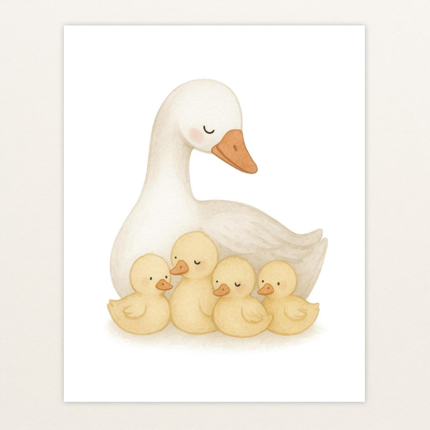 Gusi die Gans - Motiv: "Familie" Poster von tinylearner