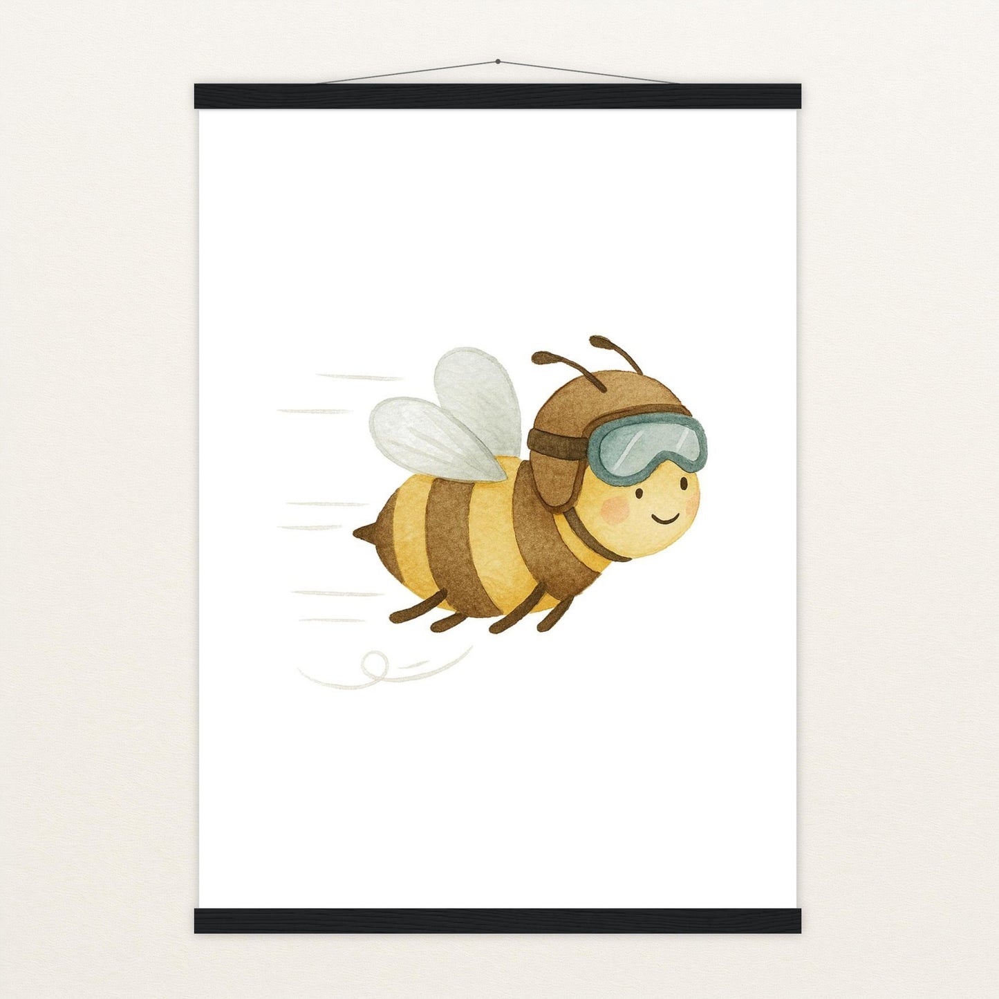 Bibi die Biene Poster mit Leisten von tinylearner