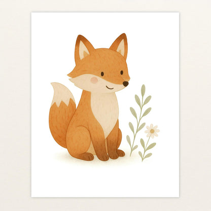 Finnegan der Fuchs Poster von tinylearner