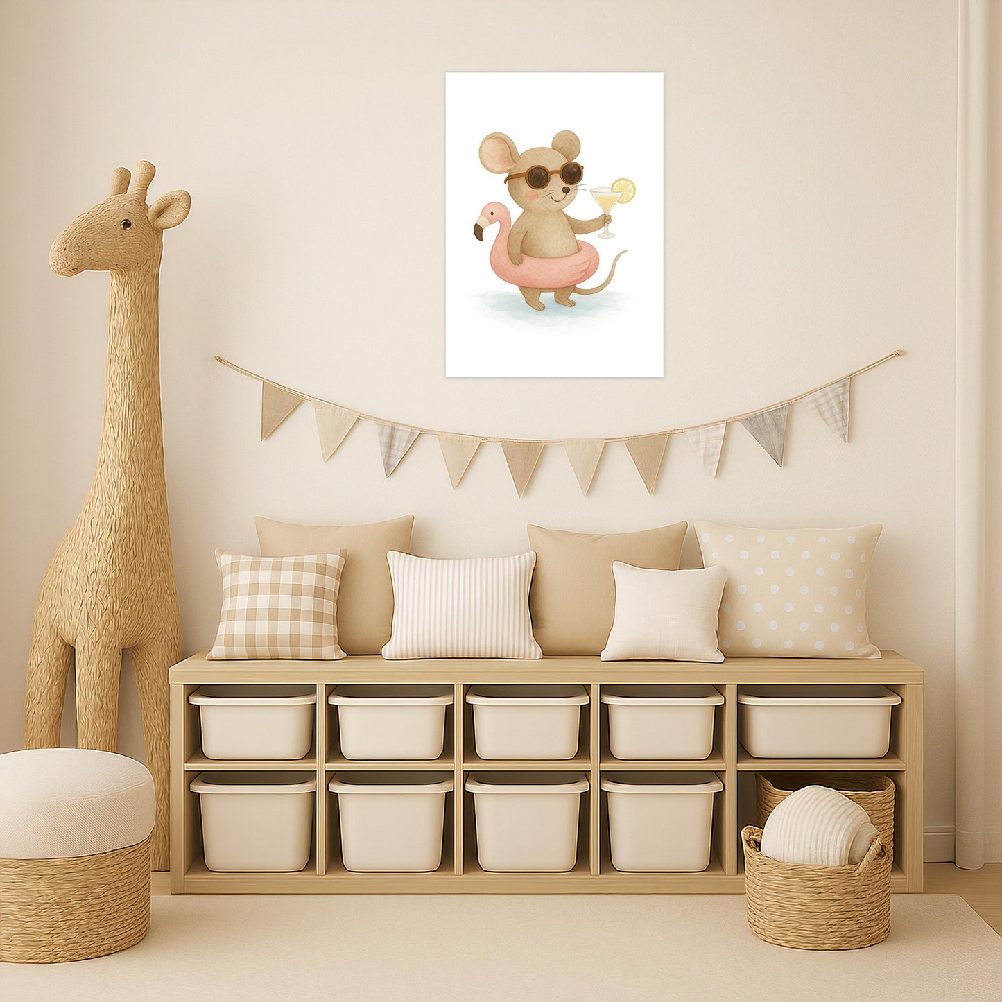 Mimi die Maus - Motiv: "Pooltag" Poster von tinylearner