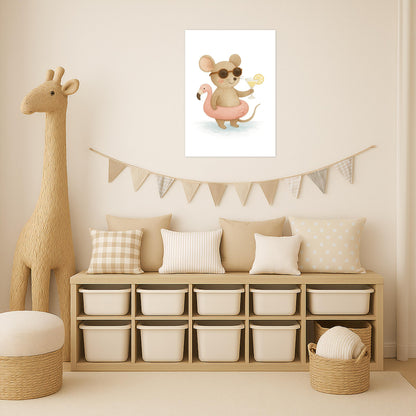 Mimi die Maus - Motiv: "Pooltag" Poster von tinylearner