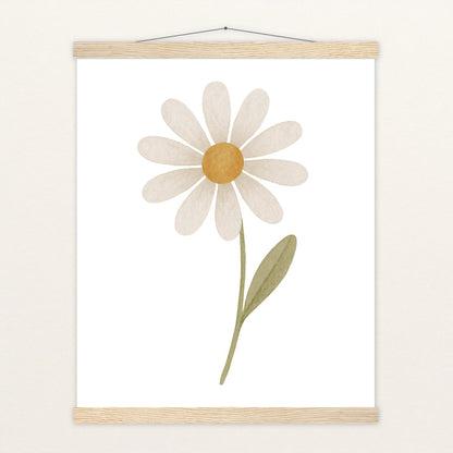 Gänseblümchen Poster mit Leisten von tinylearner