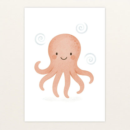 Tilli der Tintenfisch Poster von tinylearner