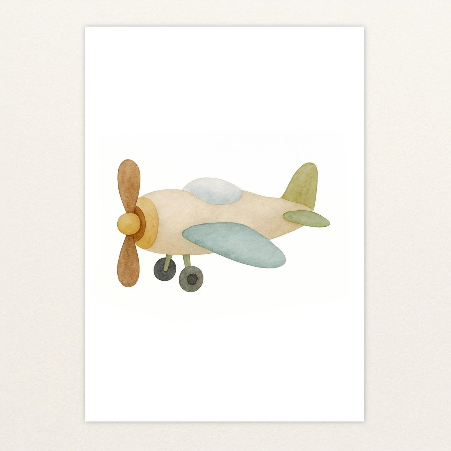 Propellerflugzeug Poster von tinylearner