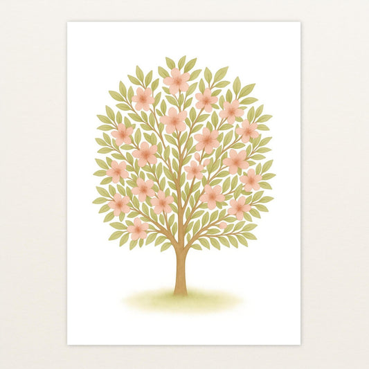 Kirschbaum Poster von tinylearner