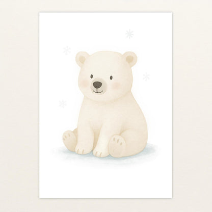 Pummel der Polarbär Poster von tinylearner