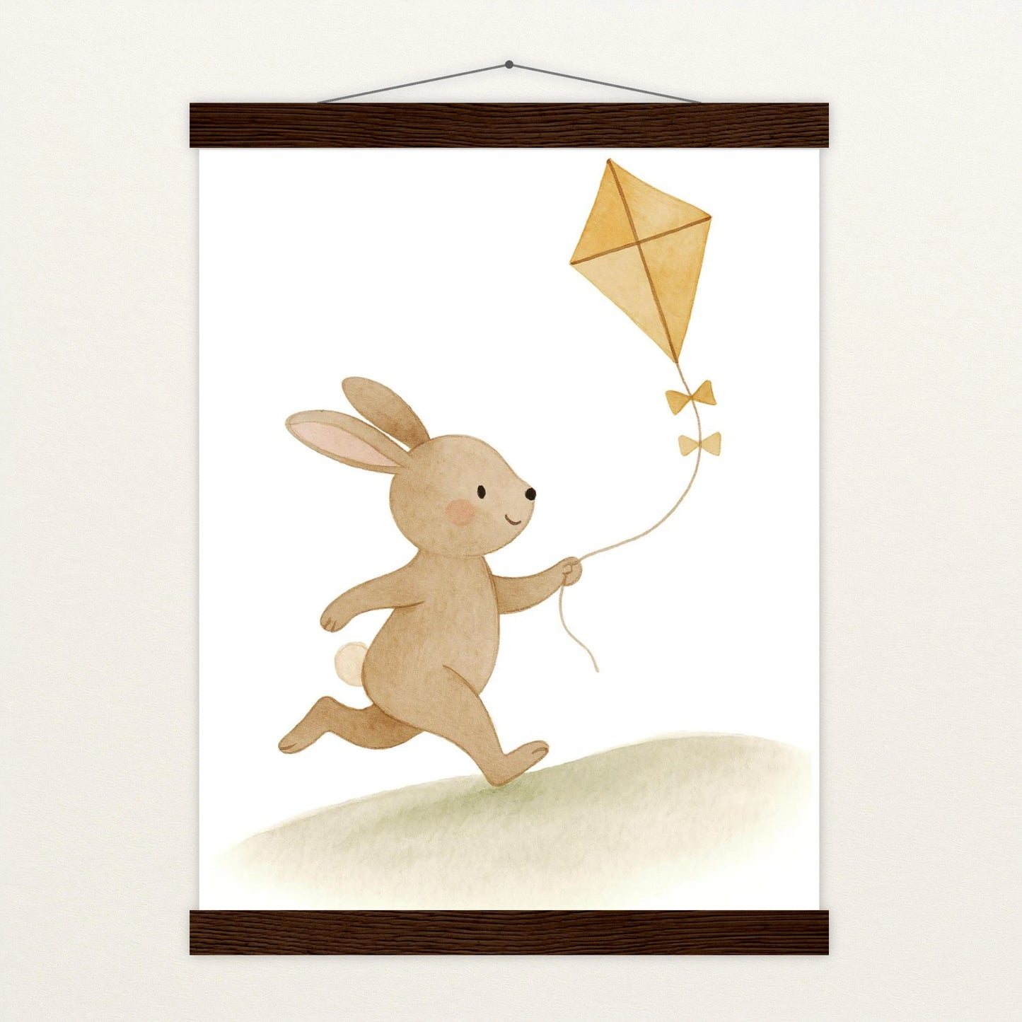 Holly der Hase - Motiv: "Drachen" Poster mit Leisten von tinylearner