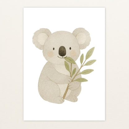 Kori der Koala - Motiv: "Eukalyptus" Poster von tinylearner