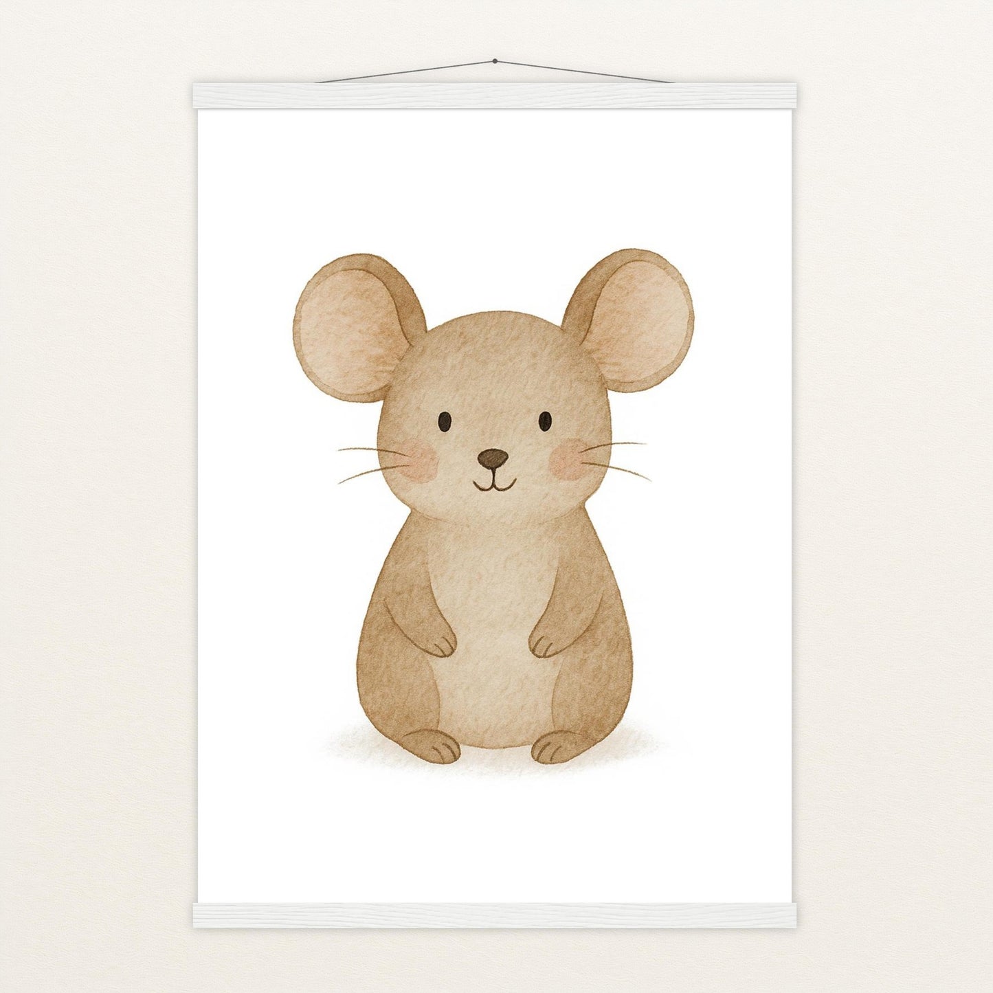 Mimi die Maus Poster mit Leisten von tinylearner