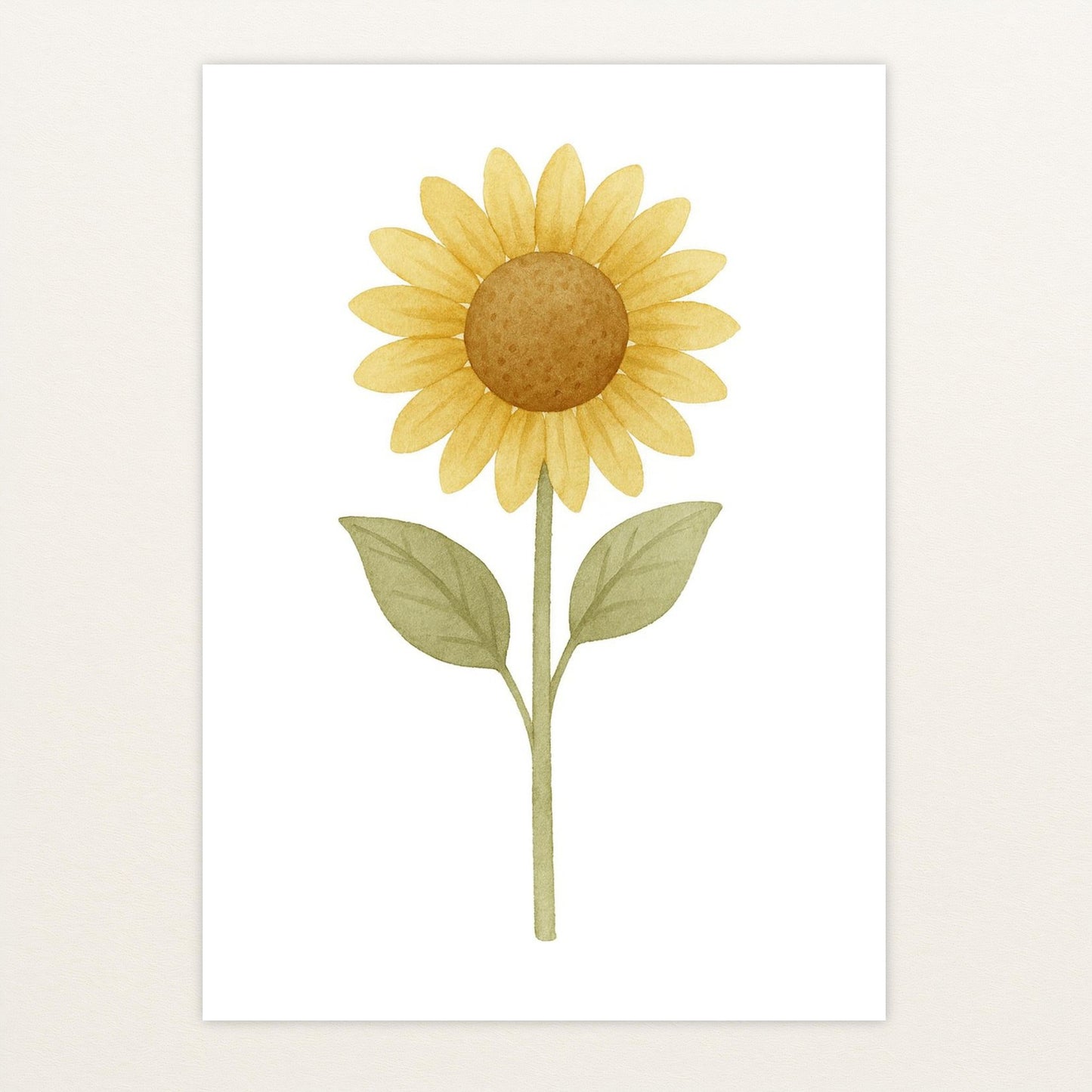 Sonnenblume Poster von tinylearner