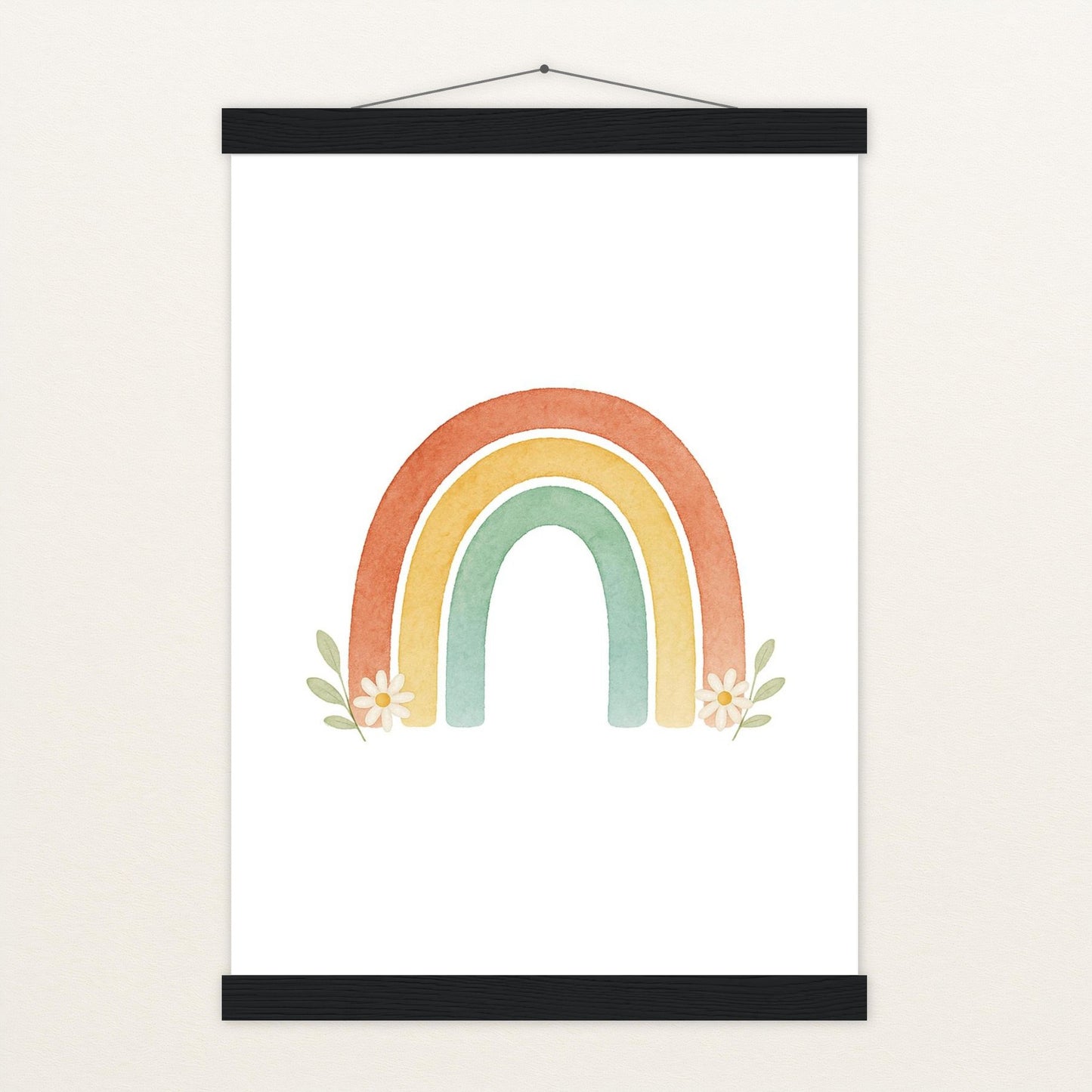 Regenbogen Poster mit Leisten von tinylearner