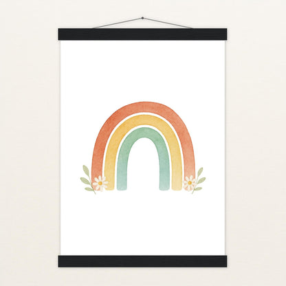 Regenbogen Poster mit Leisten von tinylearner