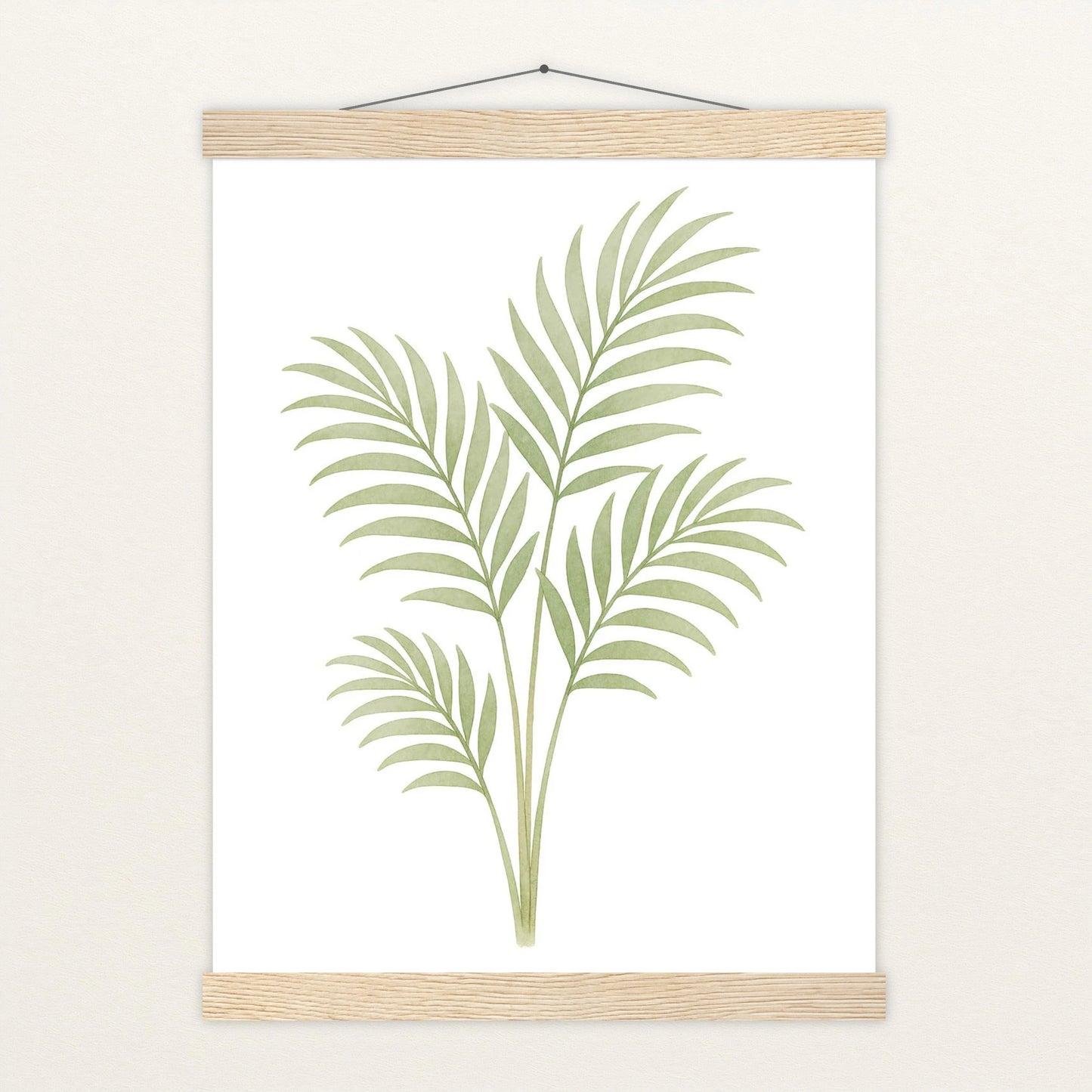 Howea-Blatt Poster mit Leisten von tinylearner