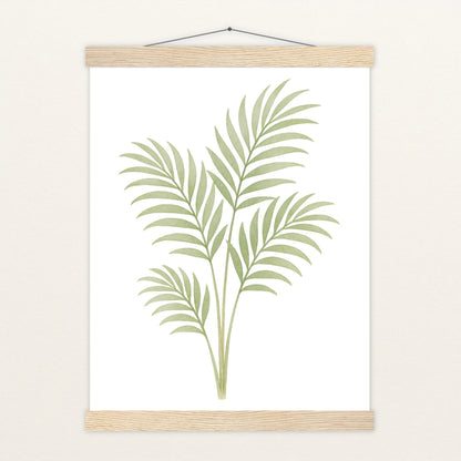 Howea-Blatt Poster mit Leisten von tinylearner