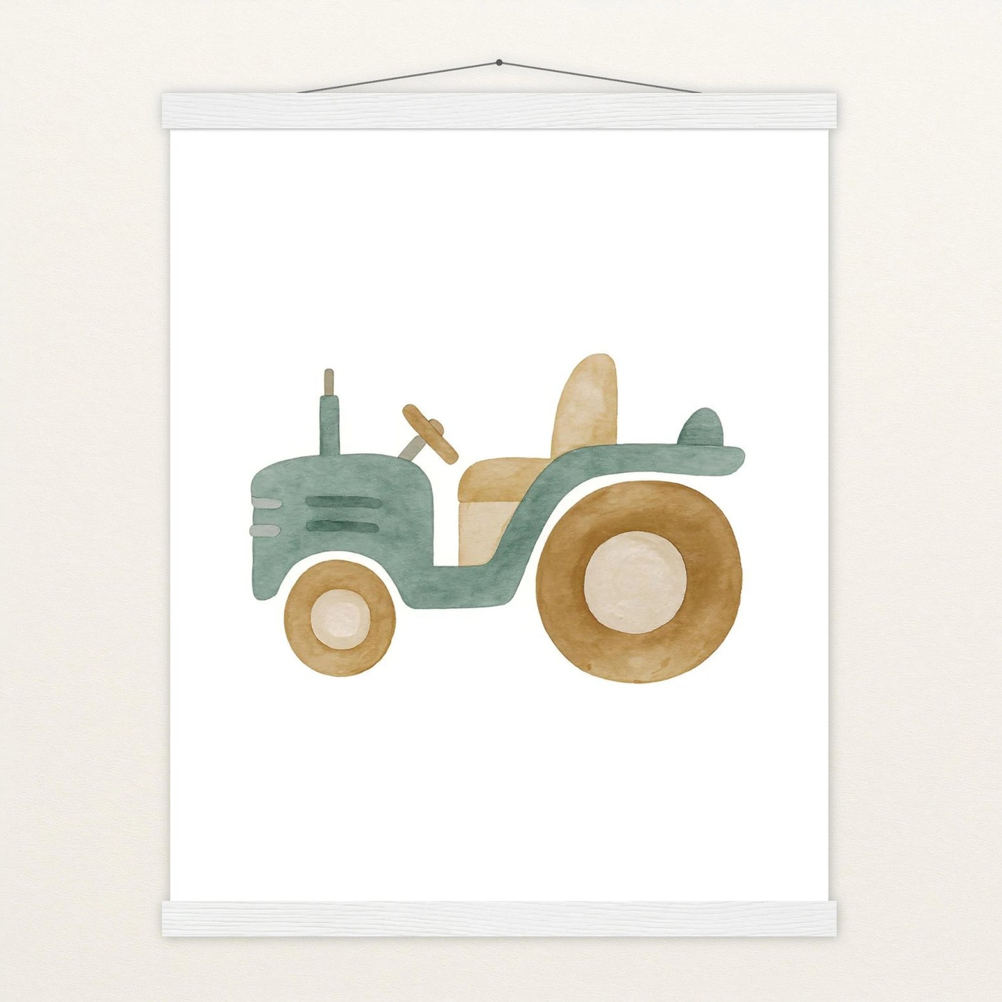 Traktor Poster mit Leisten von tinylearner