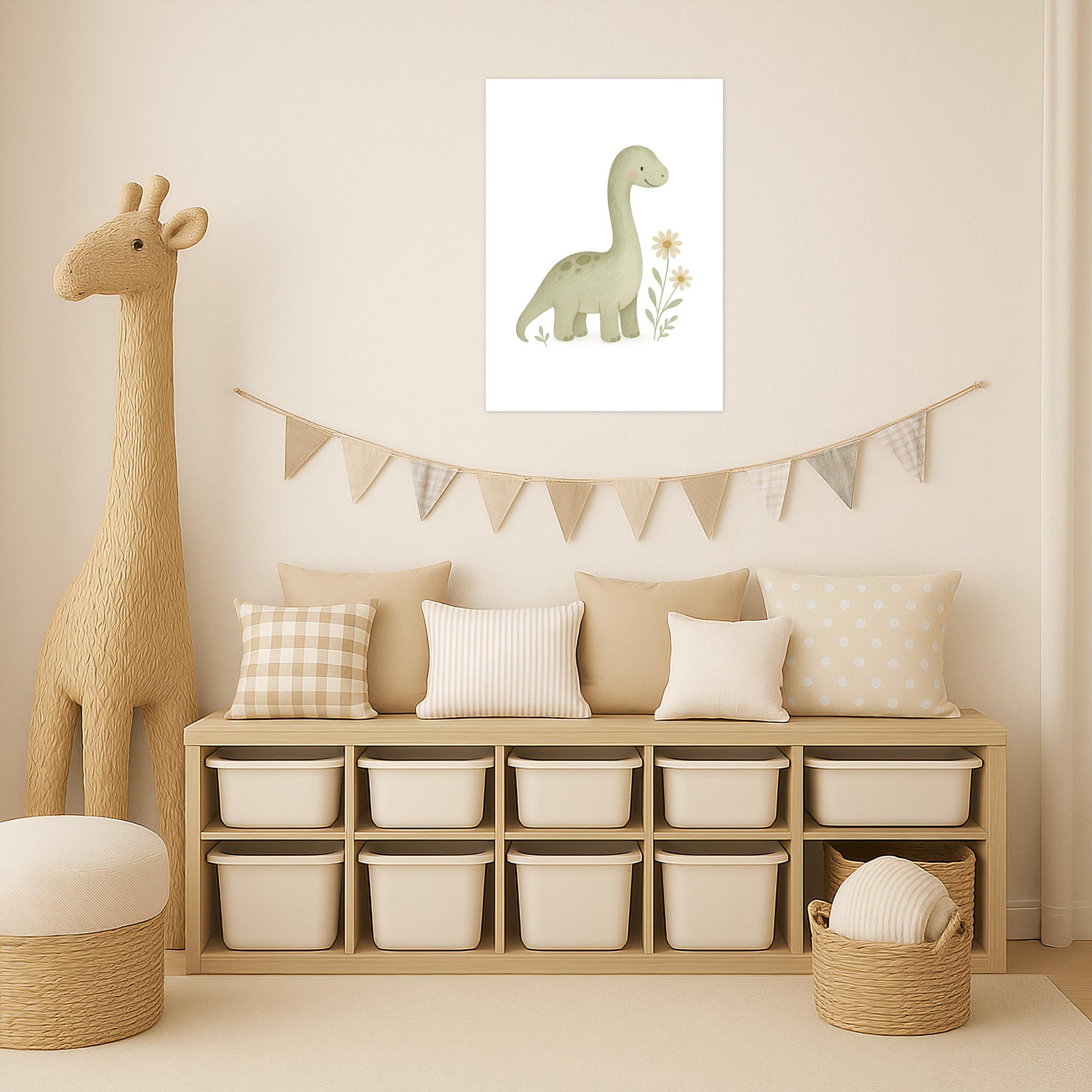 Dinosaurier Brachiosaurus Poster von tinylearner