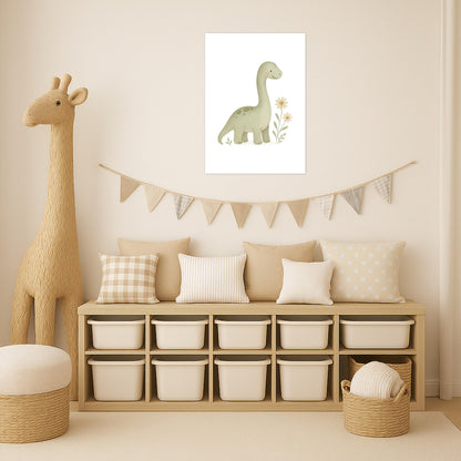 Dinosaurier Brachiosaurus Poster von tinylearner